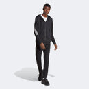 Agasalho Adidas 3 Listras Masculino - Preto+Branco